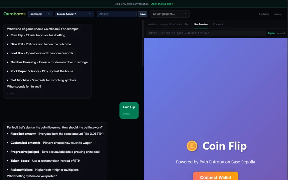 Ouroboros (Pyth Hackathon Winner) — 2
